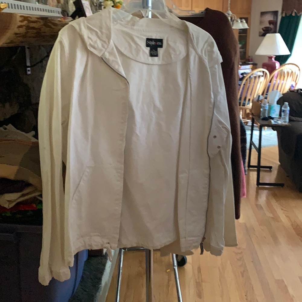 White cotton jaket